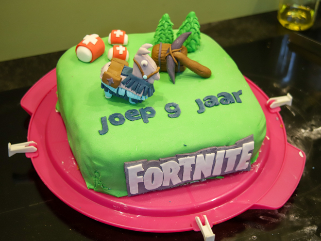 Fortnite taart